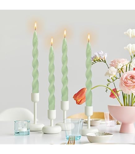 Amazon.co.jp: スパイラルキャンドル 8インチ ホワイト(1打入)/62-6697